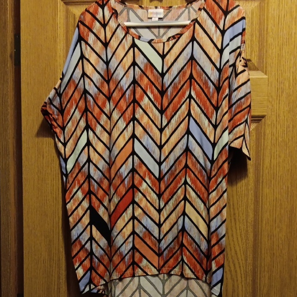 Chevron Patterned Women's Top